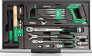 Tủ đồ nghề sửa chữa 10 ngăn Toptul GCAZ0033 GCAJ0037