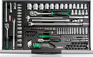 Tủ đồ nghề sửa chữa 10 ngăn Toptul GCAZ0033 GCAJ0037