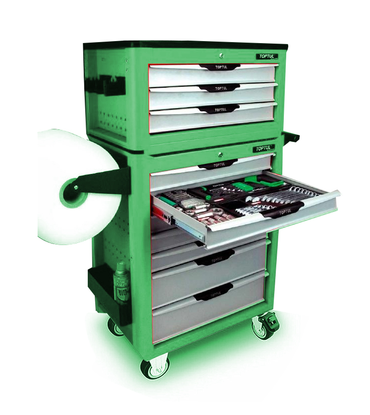 Tủ đồ nghề 2 tầng 10 ngăn 333 chi tiết  GCAZ0034 / GCAJ0040