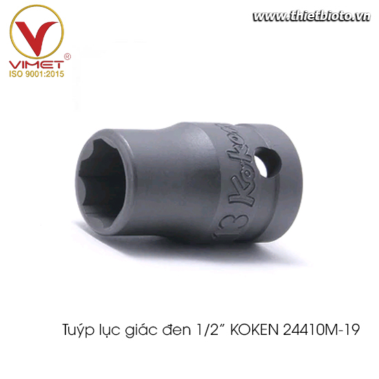 Tuýp lục giác đen 1/2