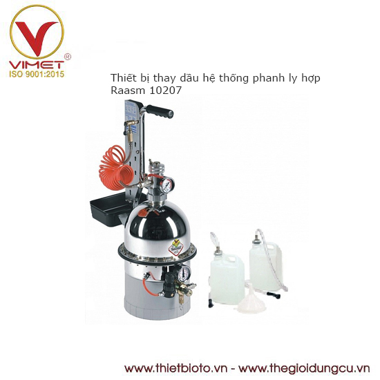 Thiết bị thay dầu hệ thống phanh ly hợp 2 ngăn Raasm 10207