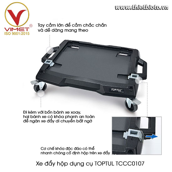 Xe đẩy hộp dụng cụ TOPTUL TCCC0107