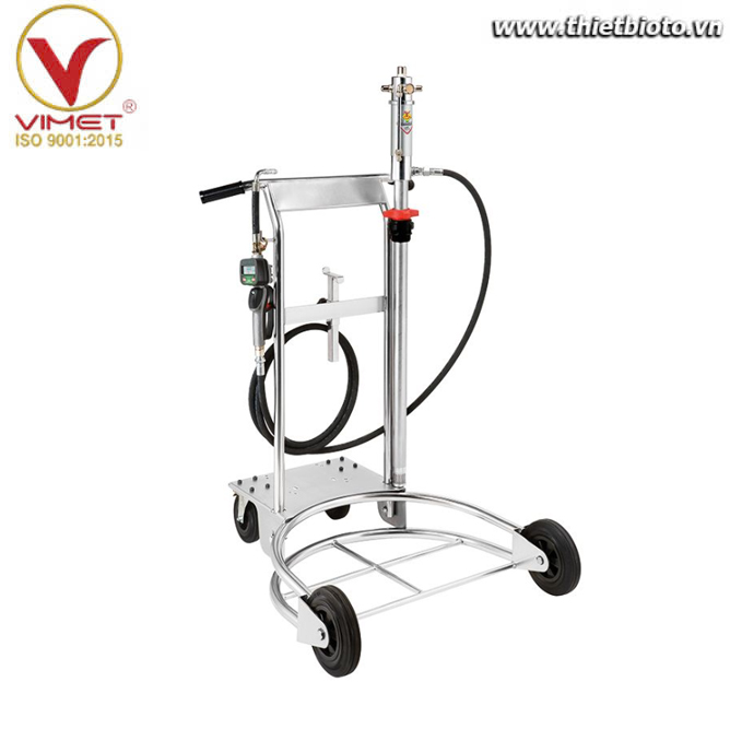 Trụ bơm nhớt di động có đồng hồ đo lưu lượng 14 lít/phút Raasm 35425