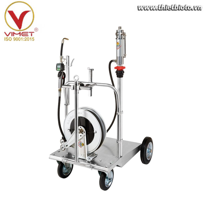 Xe bơm dầu nhớt di động có đồng hồ Raasm 37100