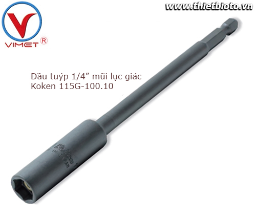 Đầu tuýp mũi lục giác 1/4
