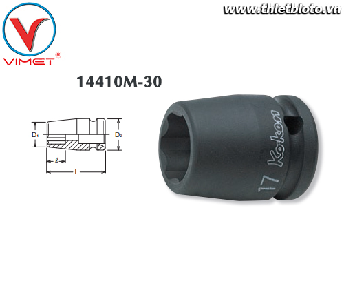 Đầu tuýp sao 30mm Koken 14410M-30