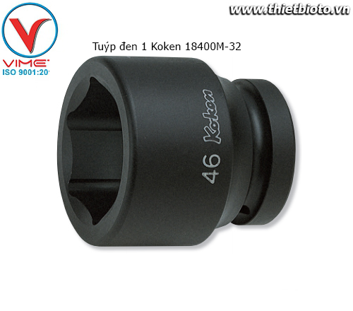 Tuýp đen 1 Koken 18400M-32