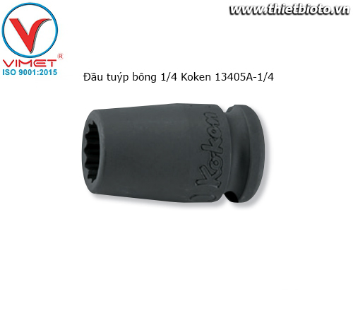 Tuýp đen bông 1/4 Koken 13405A-1/4