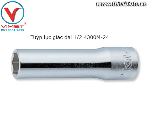 Tuýp lục giác dài 1/2 4300M-24
